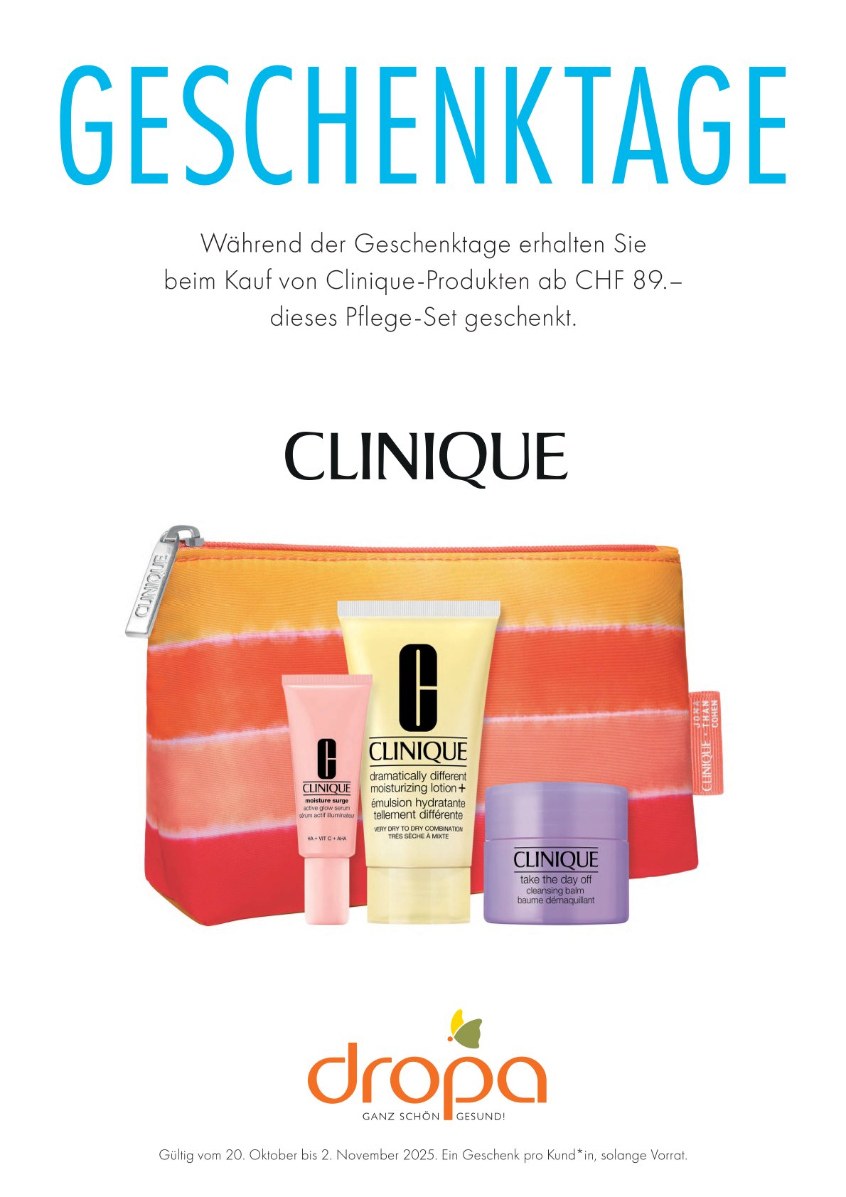 Clinique Geschenktage jpg